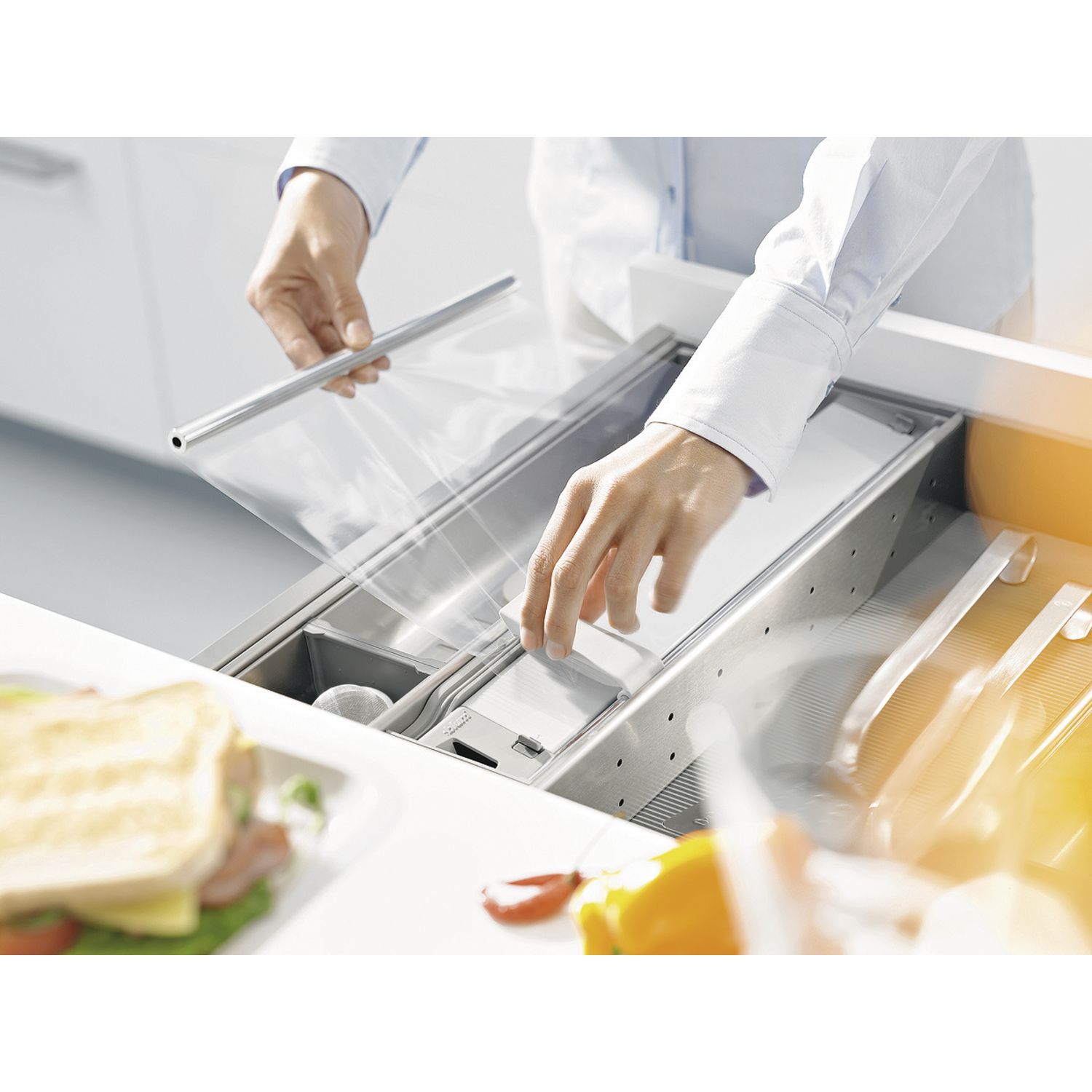 Blum OrgaLine Folienschneider für Frischhaltefolie 411x88,5x69,3mm