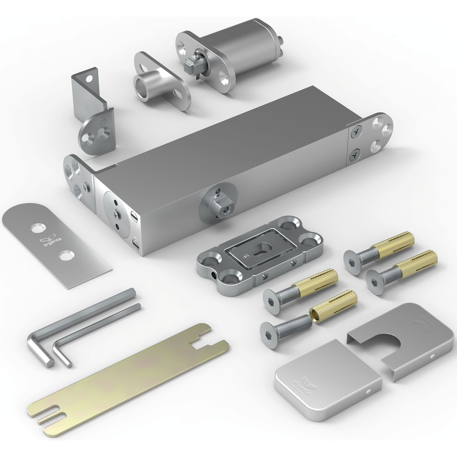 Intertecnica Kühlzellenverschluss 147x195mm - Abschließbar Für Türen 50-140mm