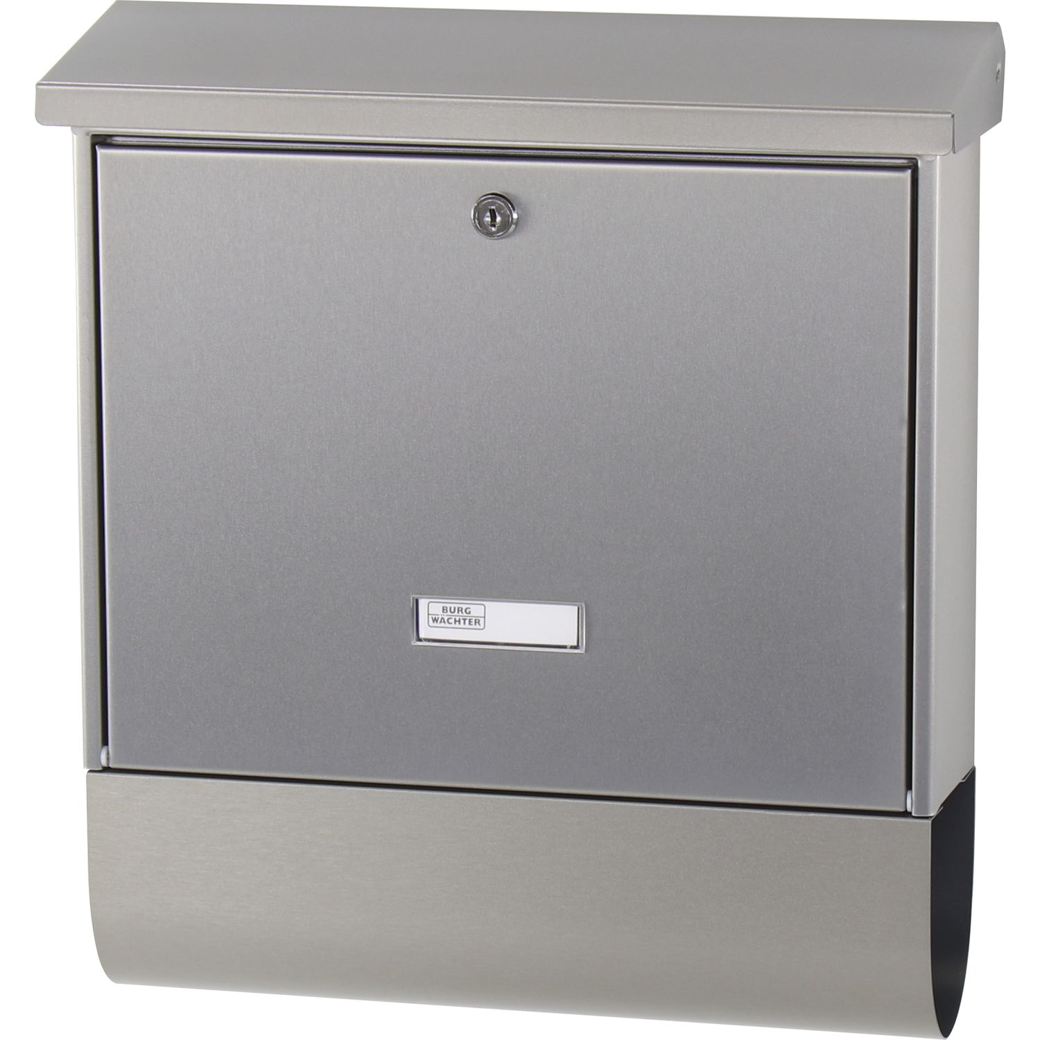 Amerikanischer Briefkasten – American Mailbox, Postkasten, Briefkasten Mit Zeitungsrolle – Aluminium, Silber, Wetterfest – Garten, Haus, Einfahrt, Terrasse | STABILO ...mehr Als Nur Baumarkt