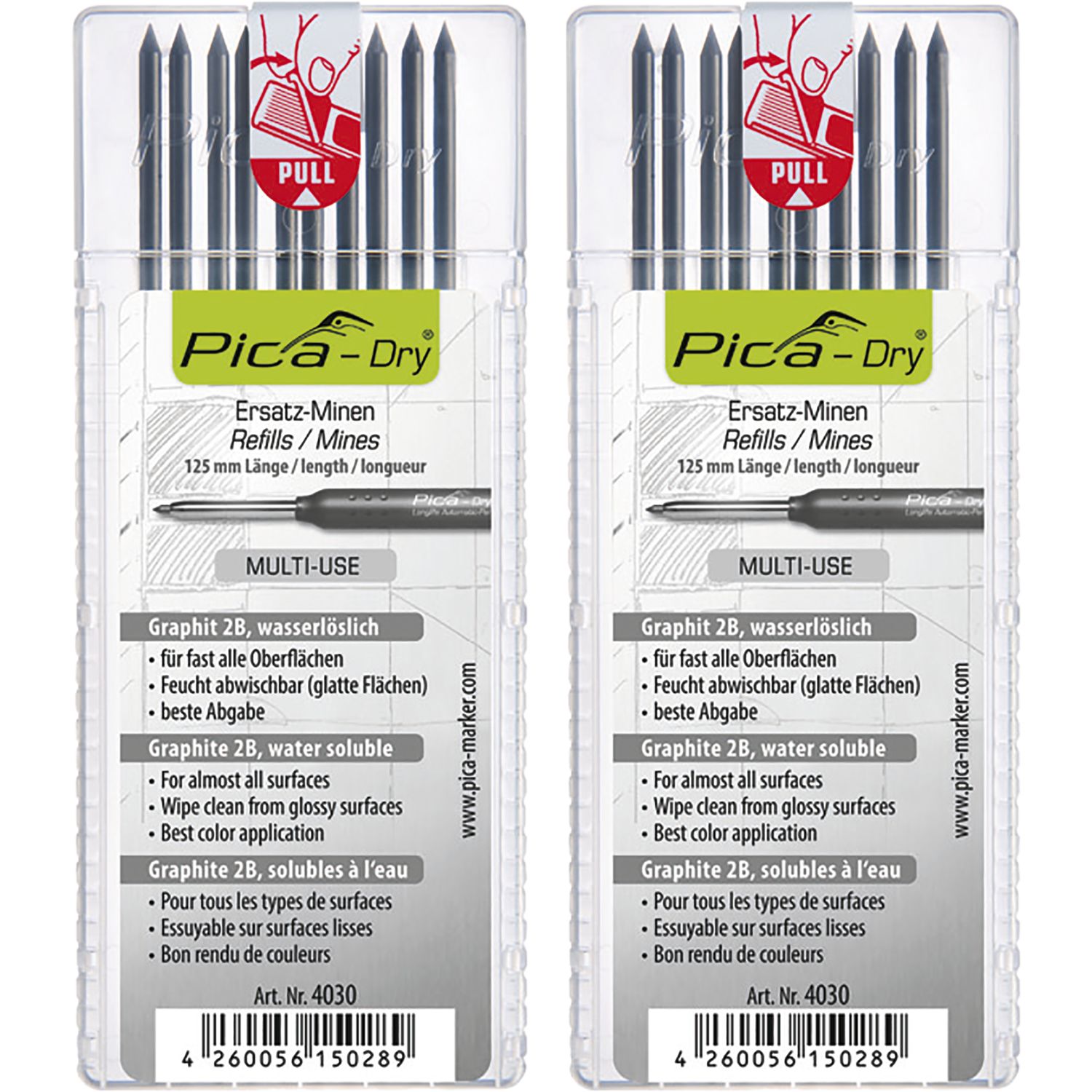 Vasalat Pica Dry Markeerstift Met Diepe Gaten, Vulpotlood Automatische Vultoevoer En 10 Vullingen Grafiet 2b 753418229 Vasalat Pica Dry Markeerstift Met Diepe Gaten, Vulpotlood Automatische Vultoevoer En 10 Vullingen Grafiet 2b 753418229