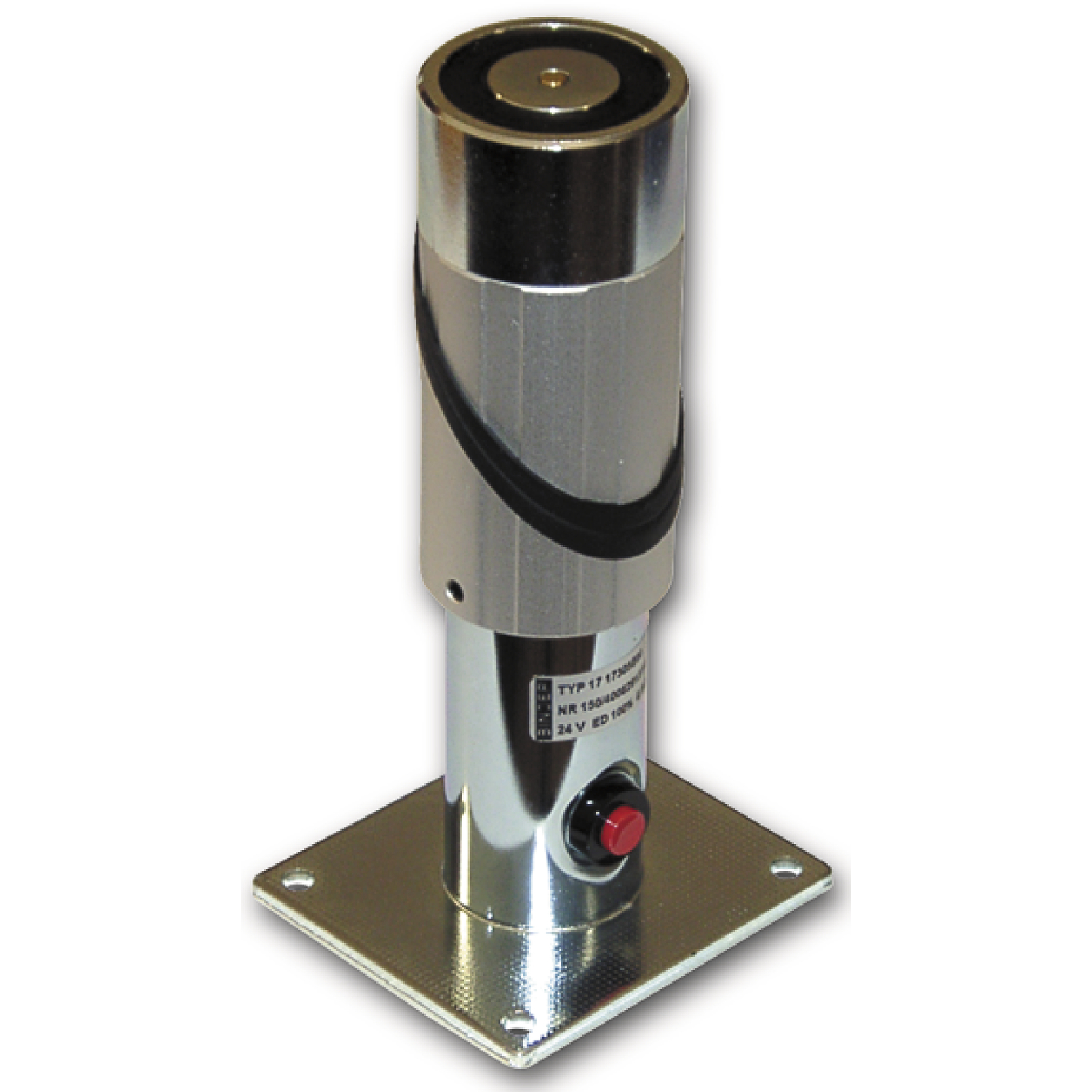 Haftmagnet mit Distanzkonsole und Unterbrechertaster, 50 mm, Stahl ...