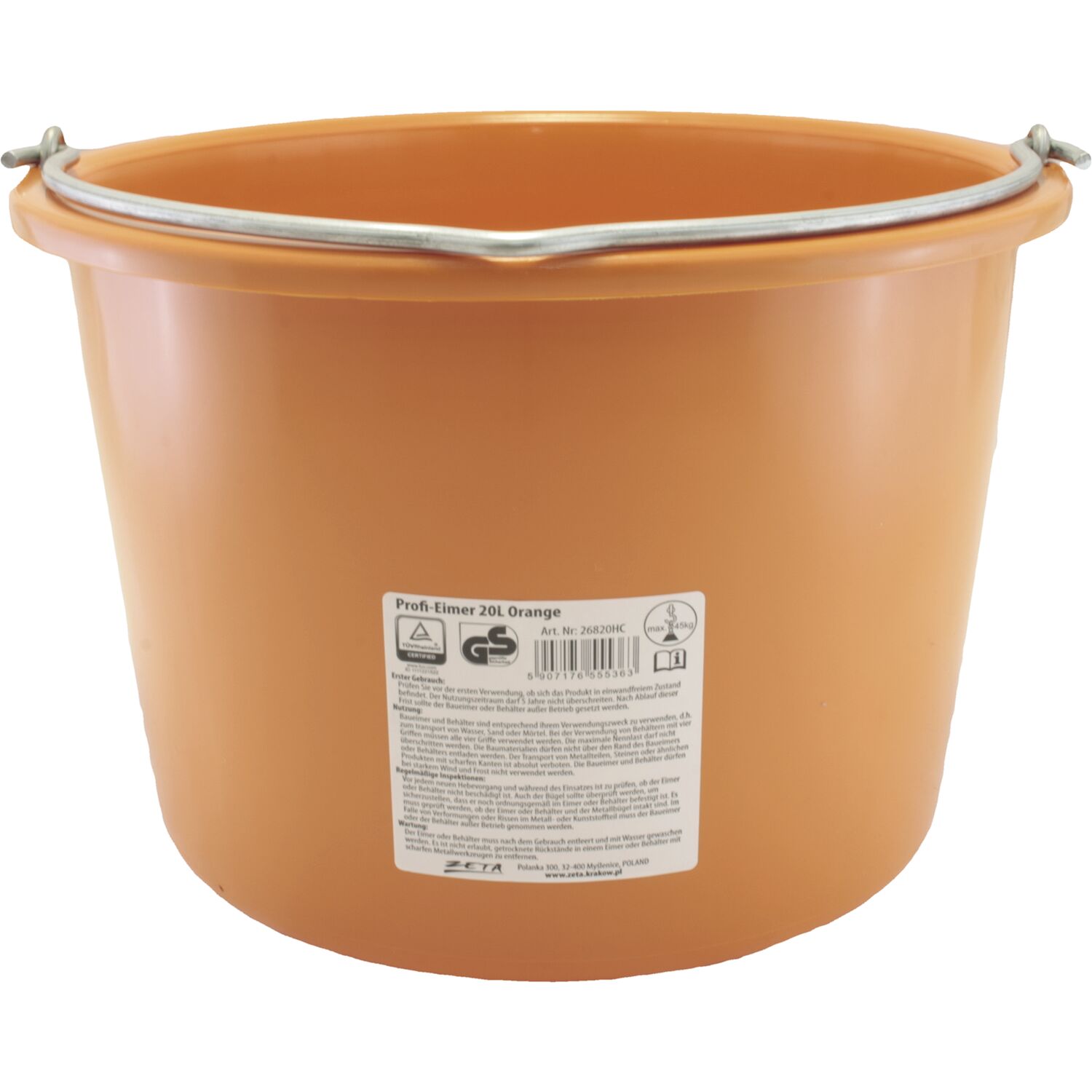 JOPA Baueimer, schwarz, 12 l, für Bau- und Renovierungsarbeiten JOPA Baueimer, schwarz, 12 l, für Bau- und Renovierungsarbeiten