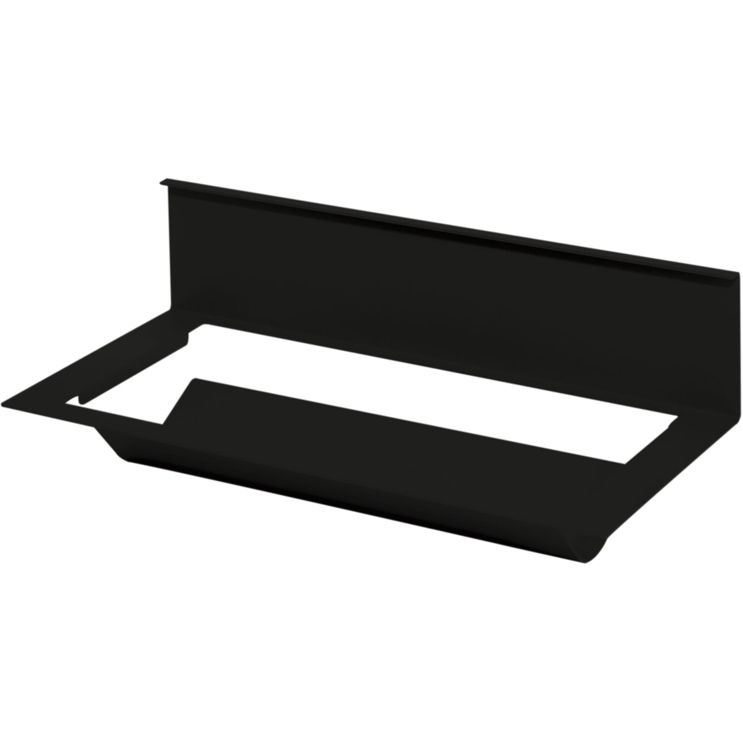 Master Massage Papierrollenhalter Aus Metall – Schwarz, Für Rollen Von 61 Bis 76,2 Cm Breite, Mit Gummiband