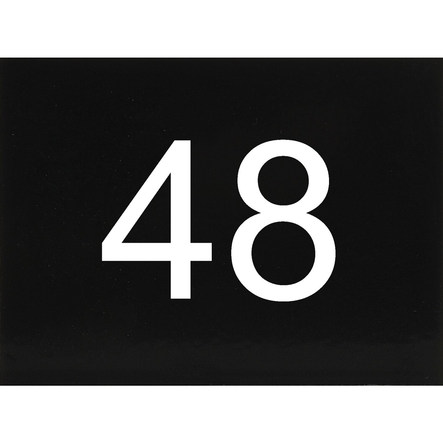 HADEXIA Nummernschild Aufkleber 984 DROM - 4 Stück Schwarz