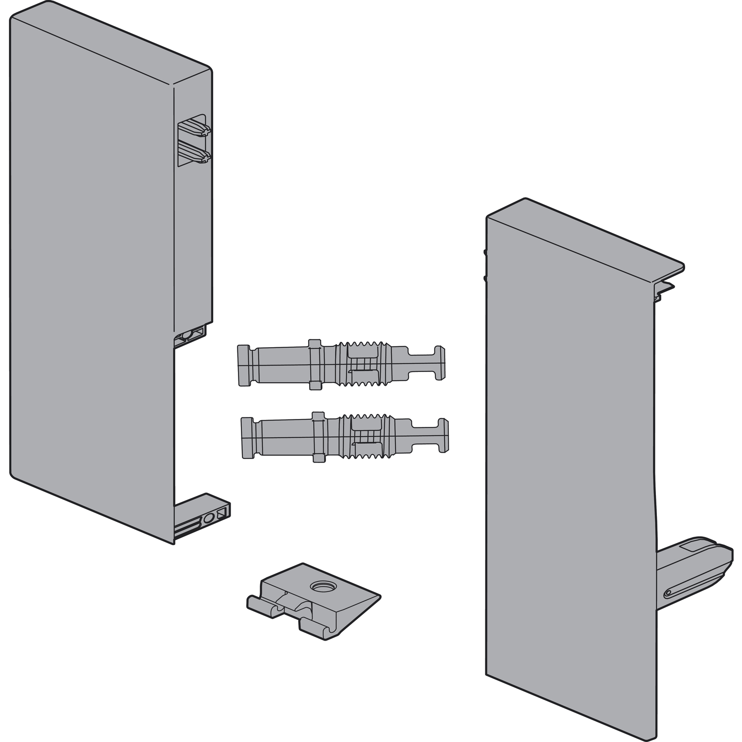 BLUM TANDEMBOX antaro Fronthalter H C vasalat