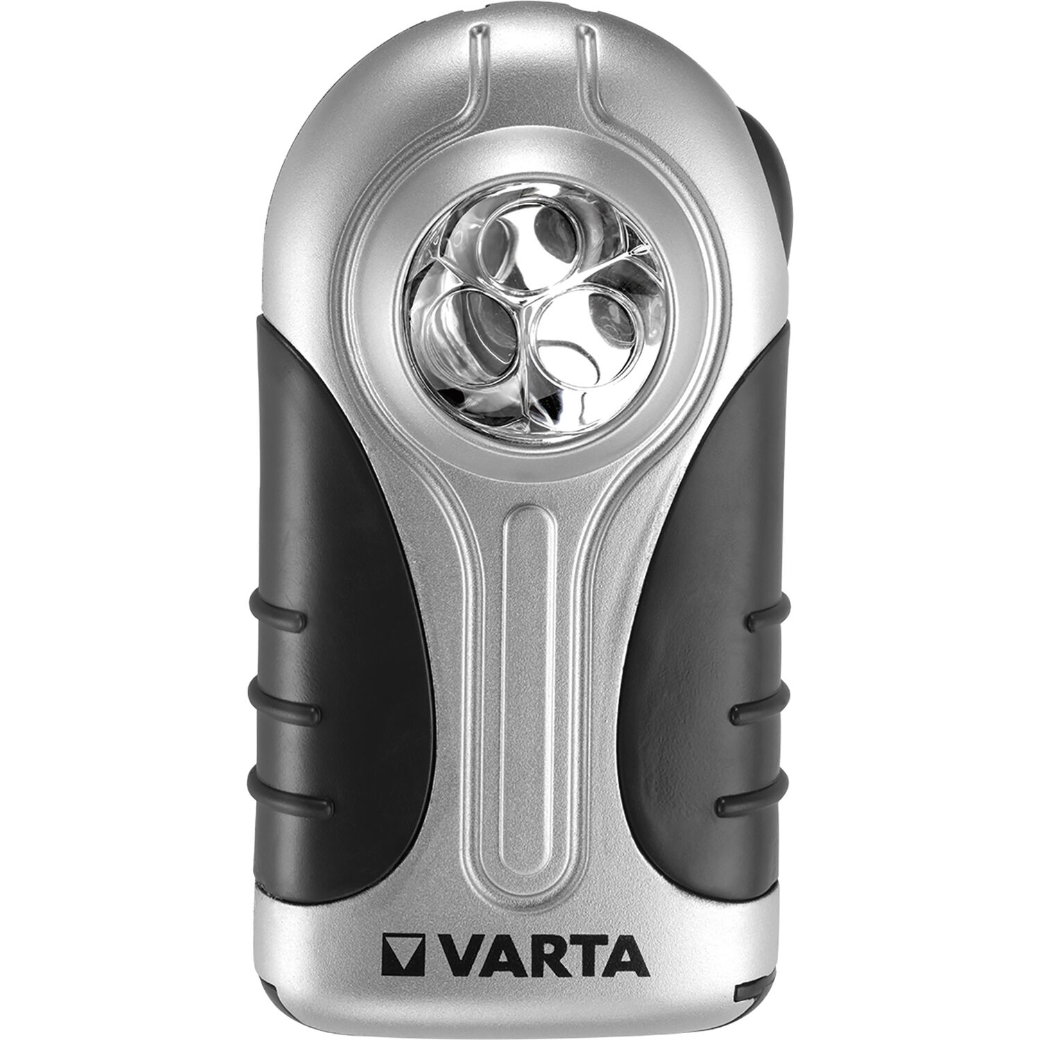 Varta Silver LED Taschenlampe (Flachleuchte) 3x mit vasalat Batterien und - Halteclip