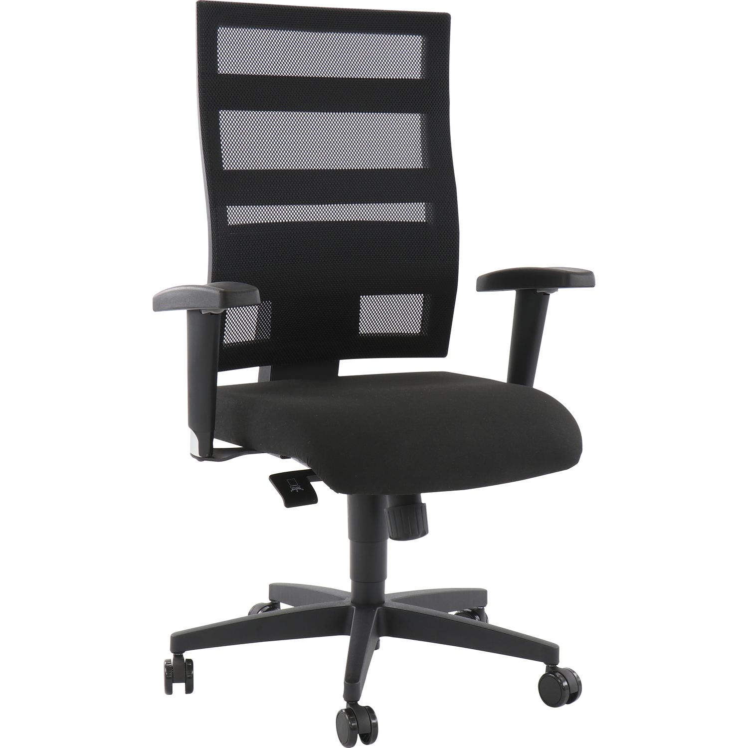 Topstar X-Pander Drehstuhl Bürodrehstuhl ergonomisch (Netzoptik) Stoff schwarz