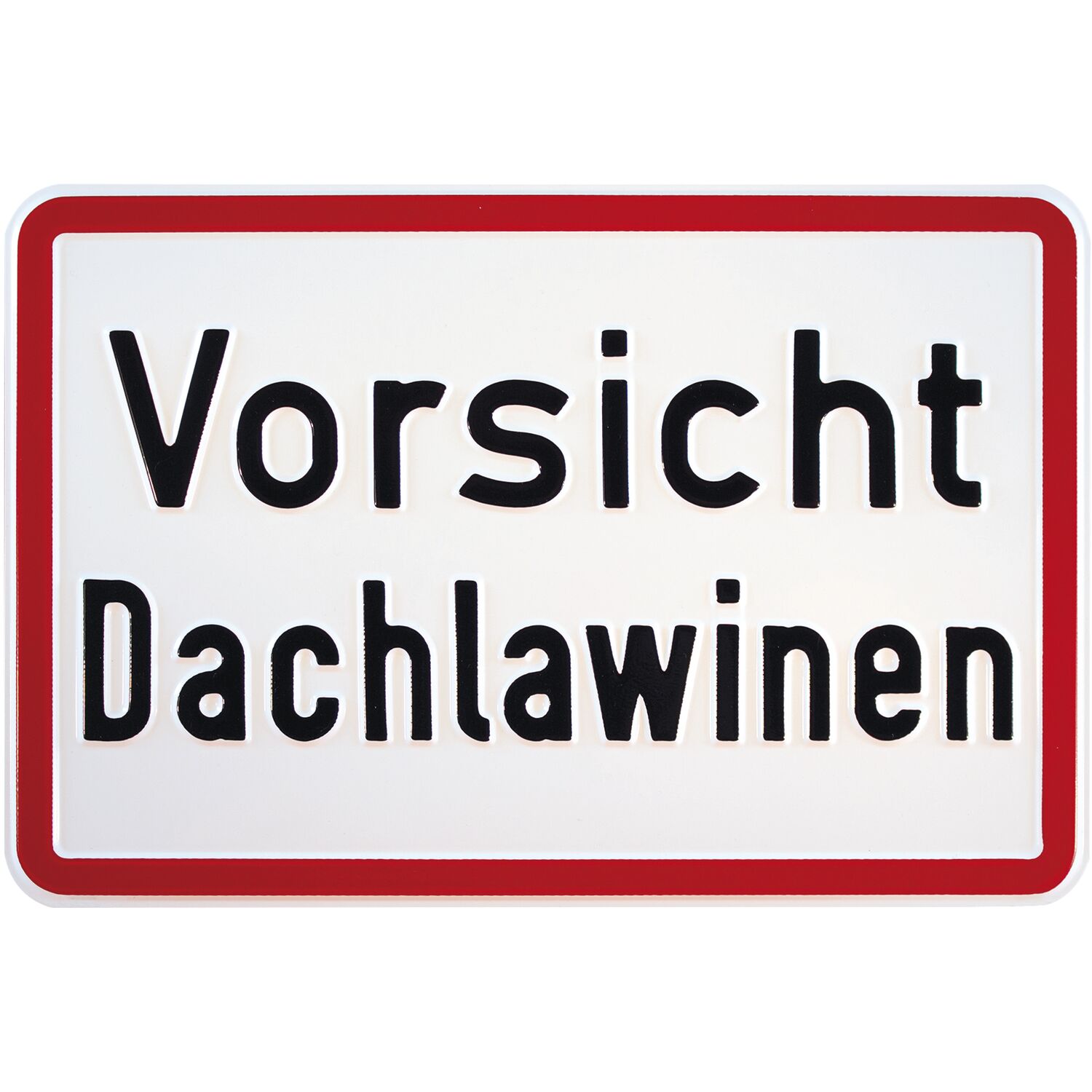 Hinweisschild Vorsicht Dachlawinen 300 X 200 Mm Vasalat