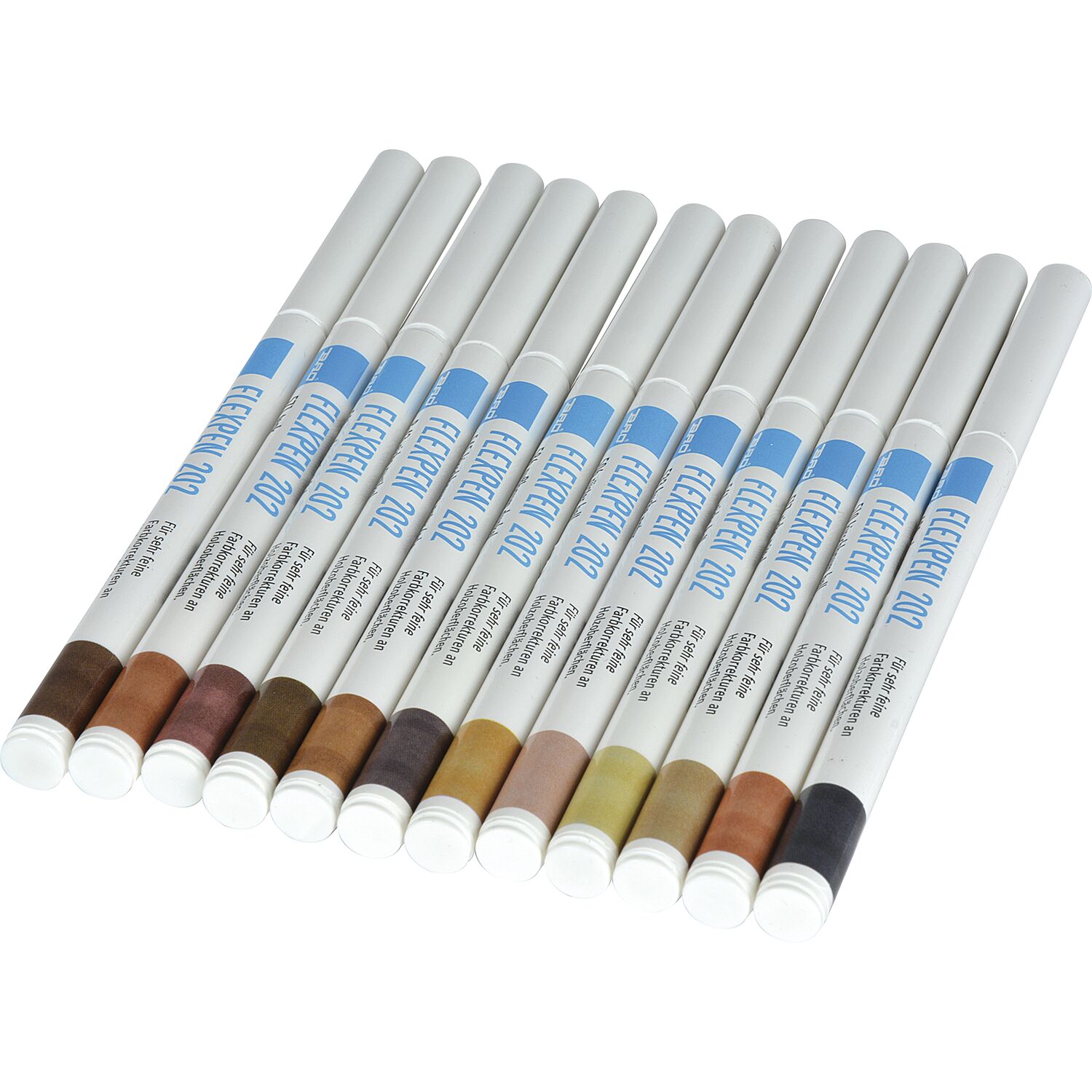 Bao Flex-Pen Lack Retuschierstift für Farbkorrekturen (Holz) Austria 12 Farben