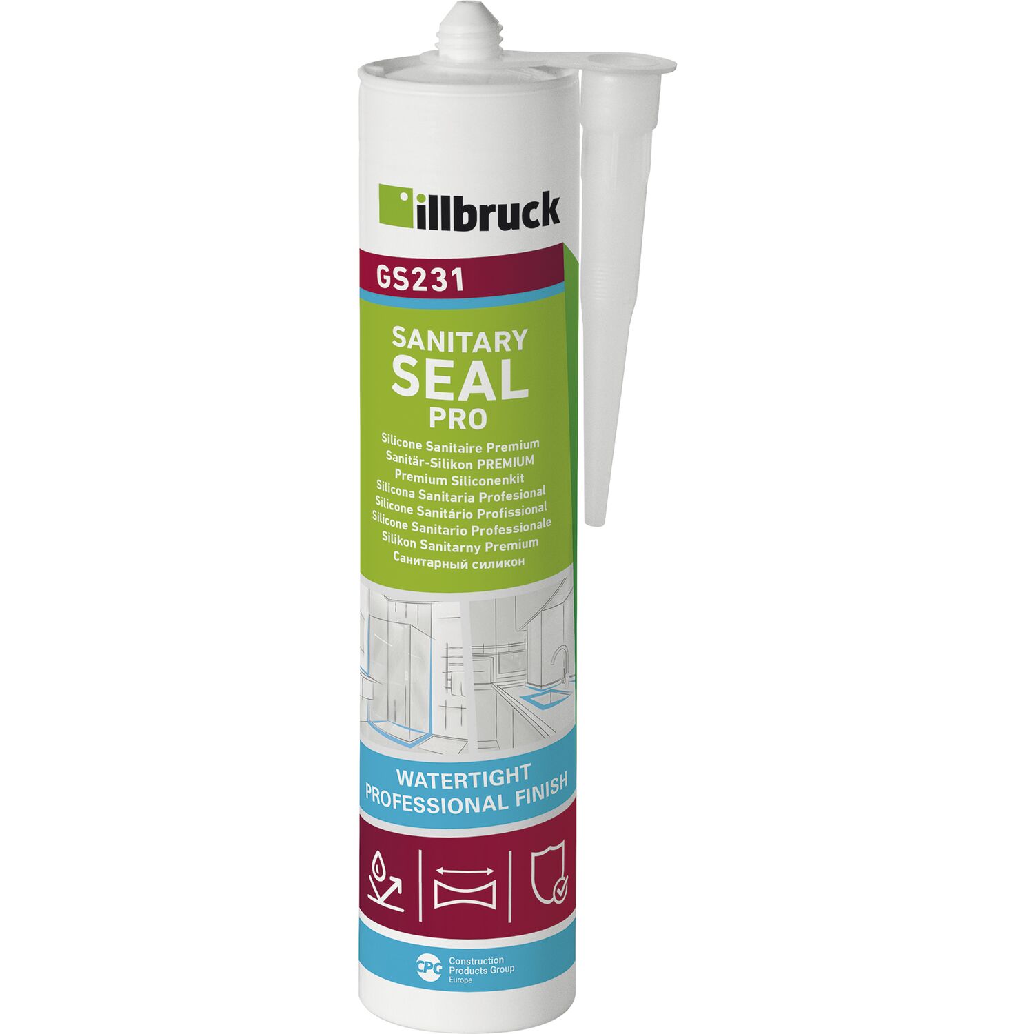 Illbruck GS231 Sanitär- und Glasbausilikon