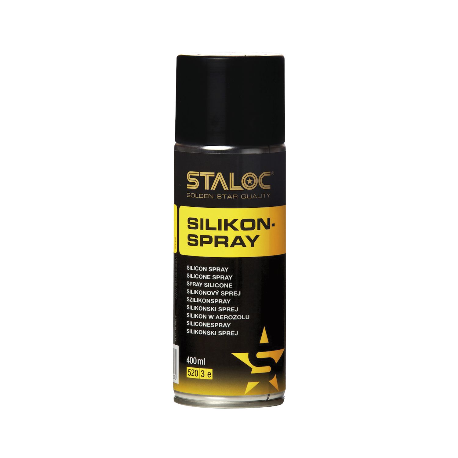 STALOC Silikon-Spray | hochwertig | hochkonzentriertes Schmier-, Gleit- und Trennmittel | 400 ml