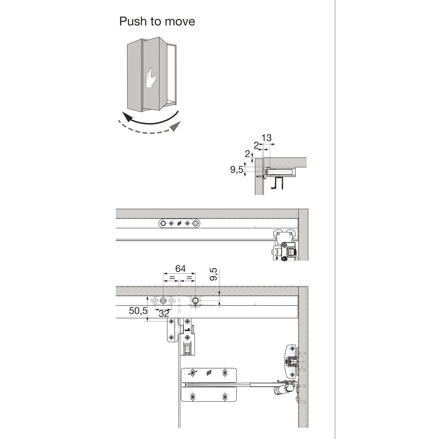 Механизм пуш. WINGLINE 230 от Hettich. WINGLINE L Push to move. Wing line схема монтажа. Механизм Винг лайн от Хеттих.