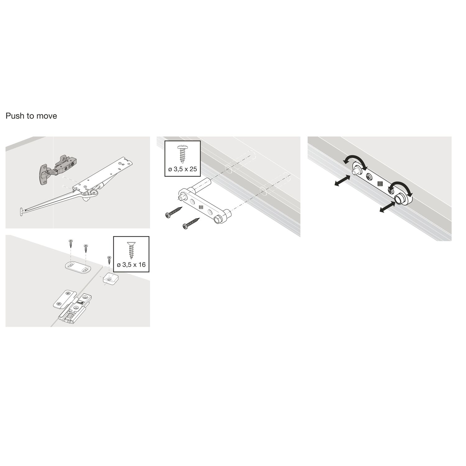 9238051 механизм push to move для wingline l исполнение medium l