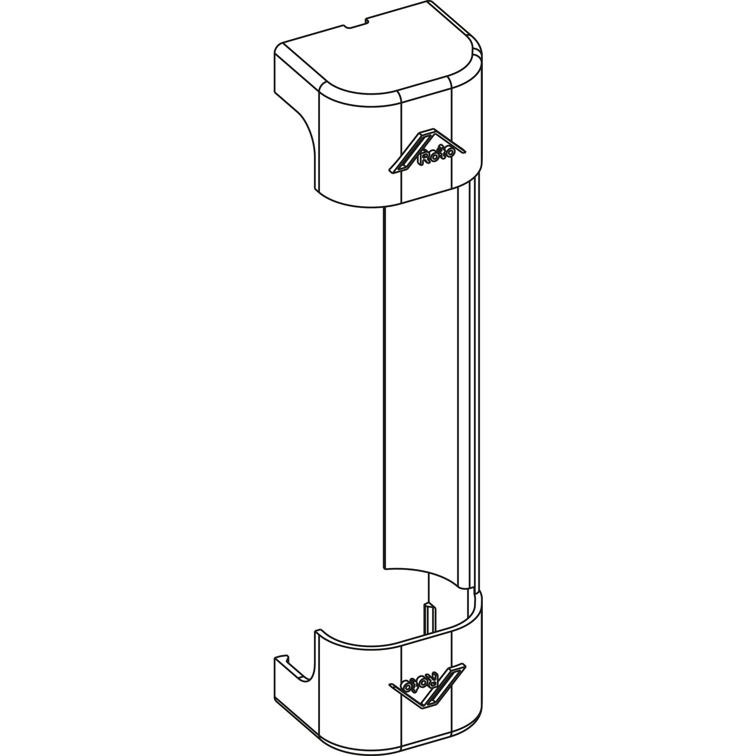 861167 Roto ROTO NX Abdeckkappe Axerlager P verstellbar PVC R07.2 weiß - vasalat