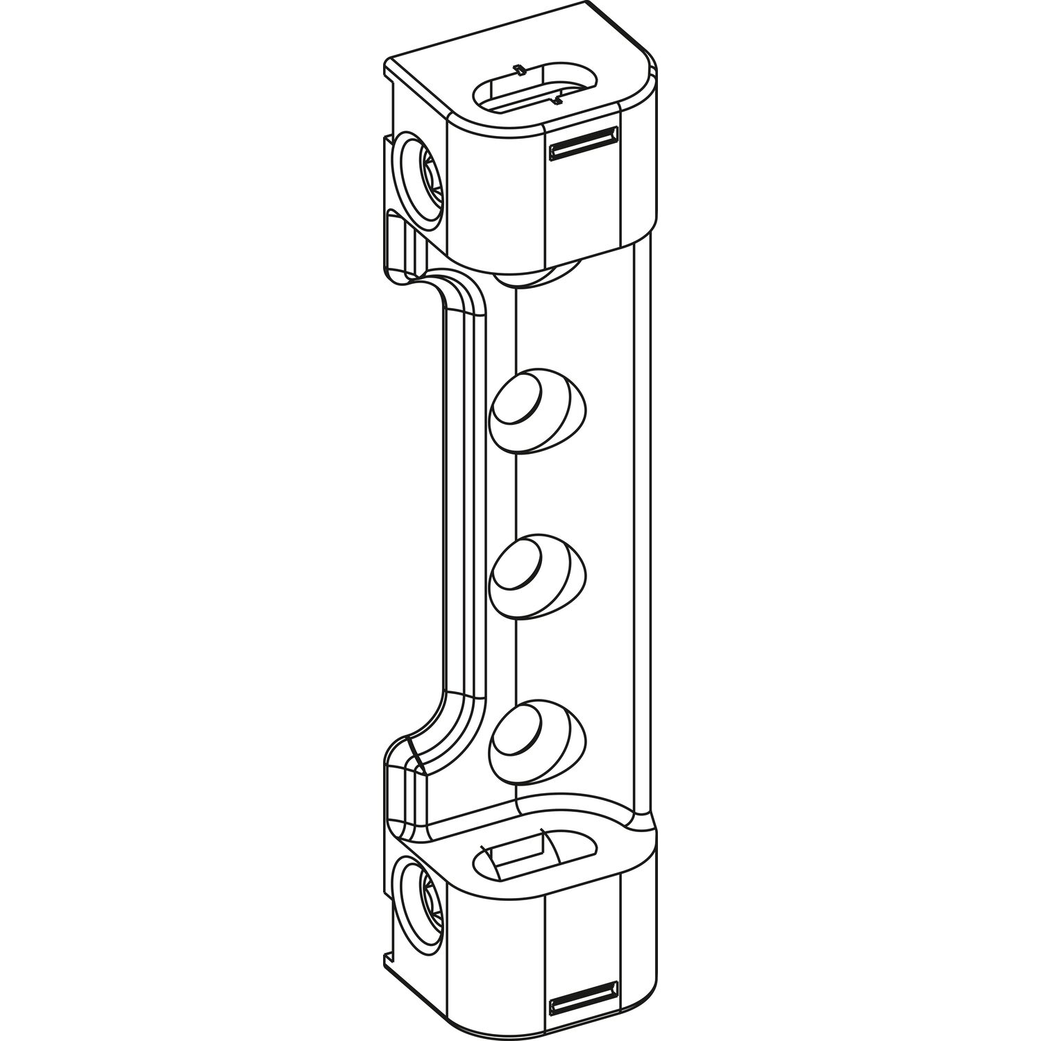 861167 Roto ROTO NX Axerlager P6 seitenverstellbar PVC 2 Bohrzapfen 7 mm silber ...